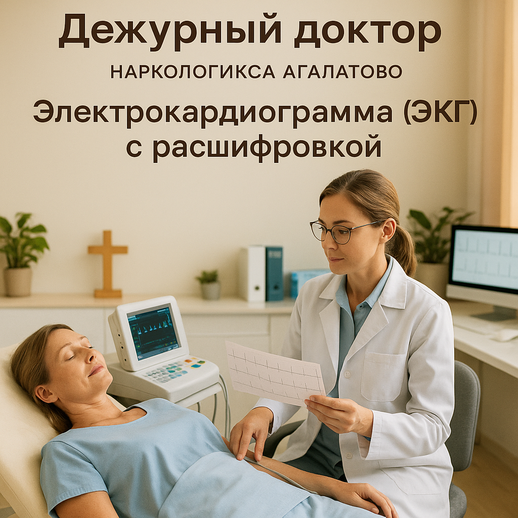 Электрокардиограмма (ЭКГ) с расшифровкой